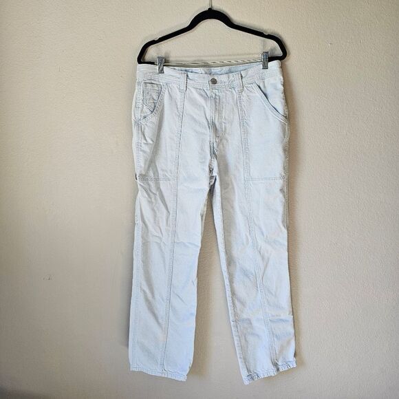 Levis 94' Baggy Carpenter Light Blue Wash Jeans Size 32 - Picture 2 of 8